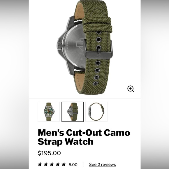 NWT + box Harley Davidson Mens Cut Out Watch - Picture 2 of 7